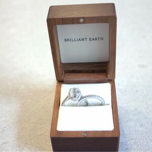 Brilliant Earth Engagement Ring Set